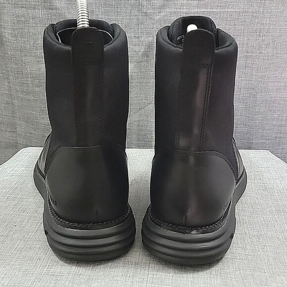 Cole Haan NWOT Men\'s OriginalGrand Cap Toe Boot - Blk Leather C37077 SZ 10M main image 6